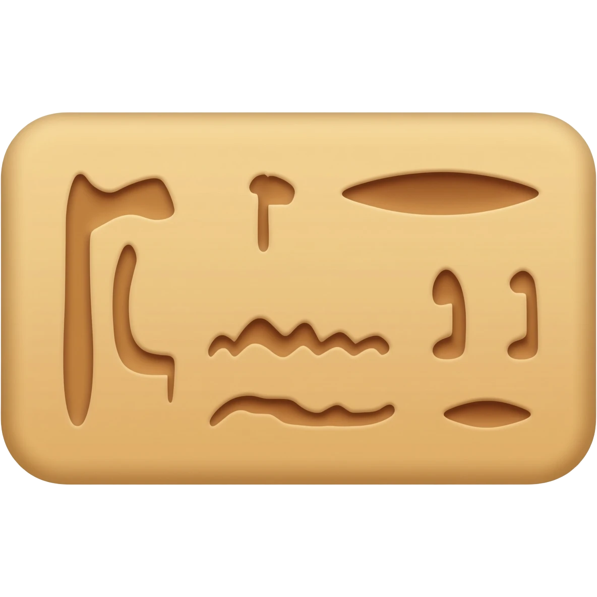 Egyptian Hieroglyphs writing emoji