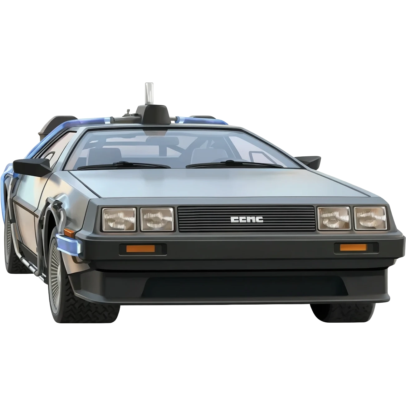 DeLorean Time Machine from Back to the Future emoji