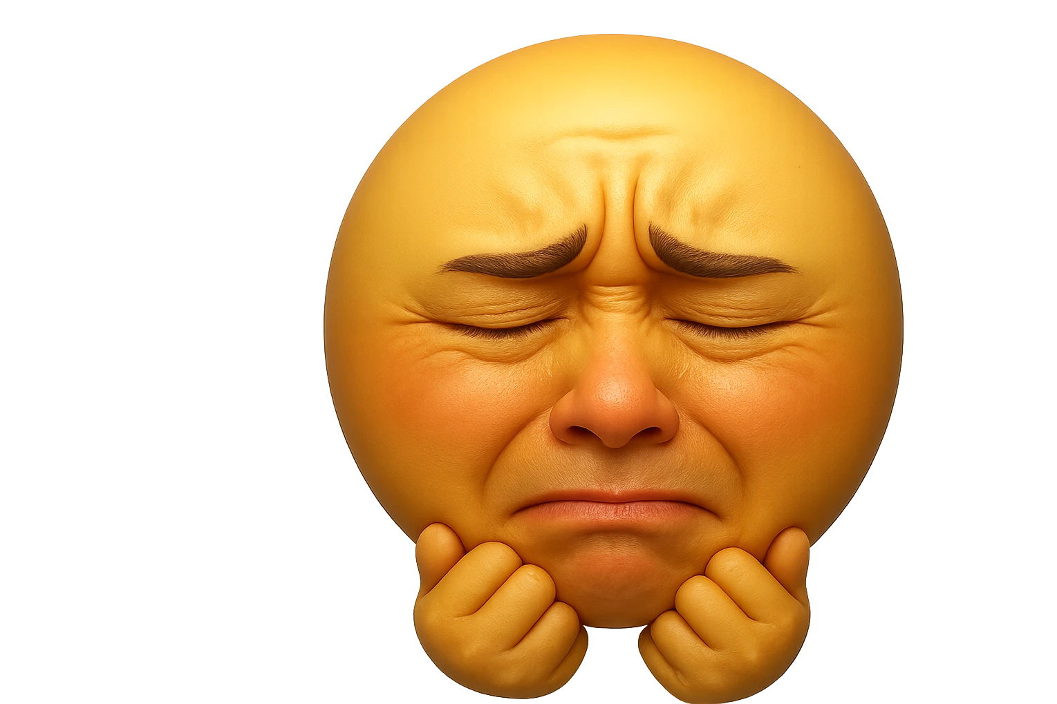 emoji stile iphone che riguarda l'argomento "stipsi/andrò al bagno oggi?", iperrealistico 4k emoji