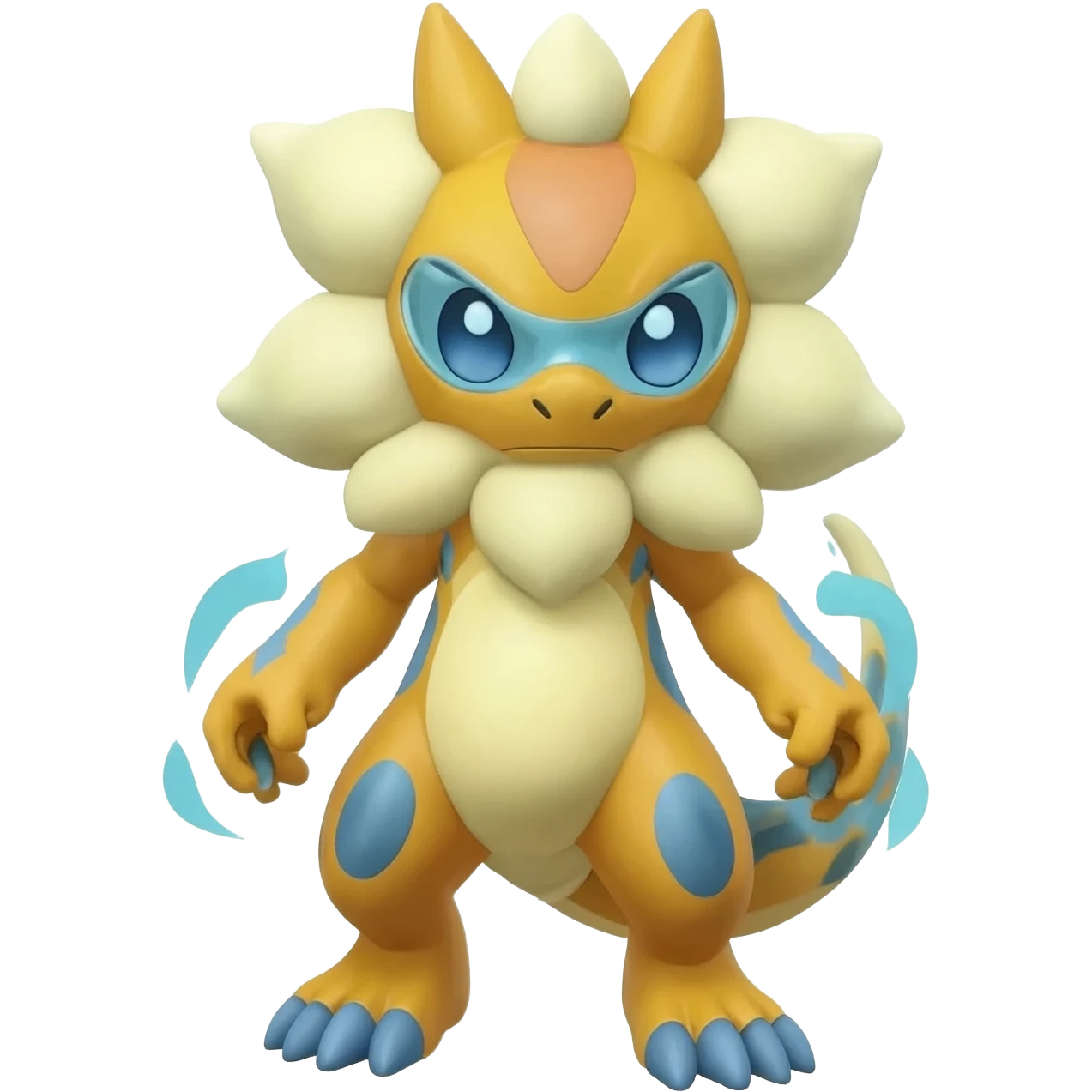 Meloetta-Renamon-Wargreymon-Protogen-Pokémon-Digimon-Fakémon-fusion-hybrid-creature emoji