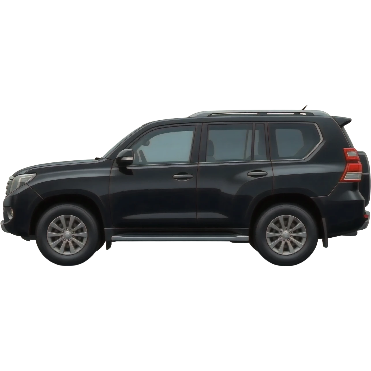 lexus black 2022 gx460 with red tail lights side view emoji
