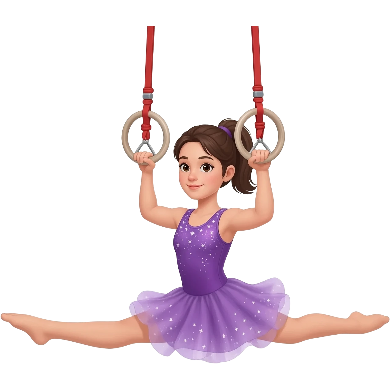 девушка в кольце гимнастика emoji