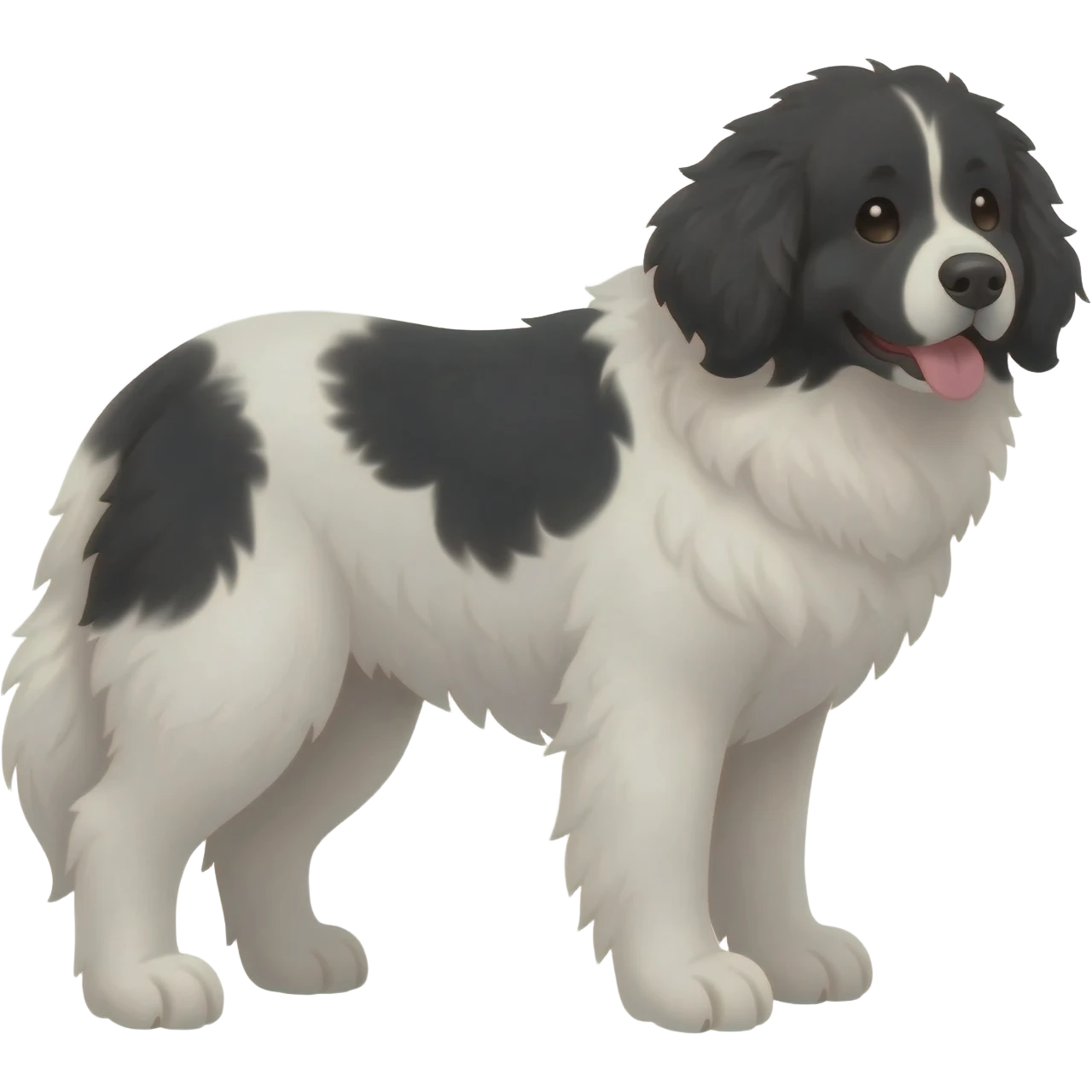 Newfoundland dog emoji