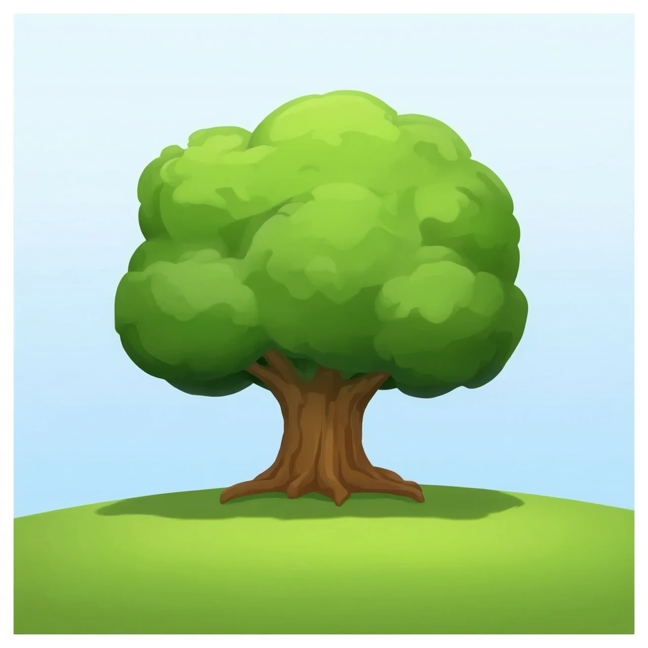 1. world tree growing across screen emoji