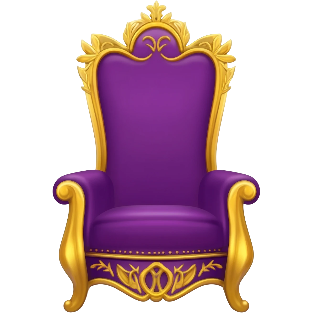 purple king throne emoji