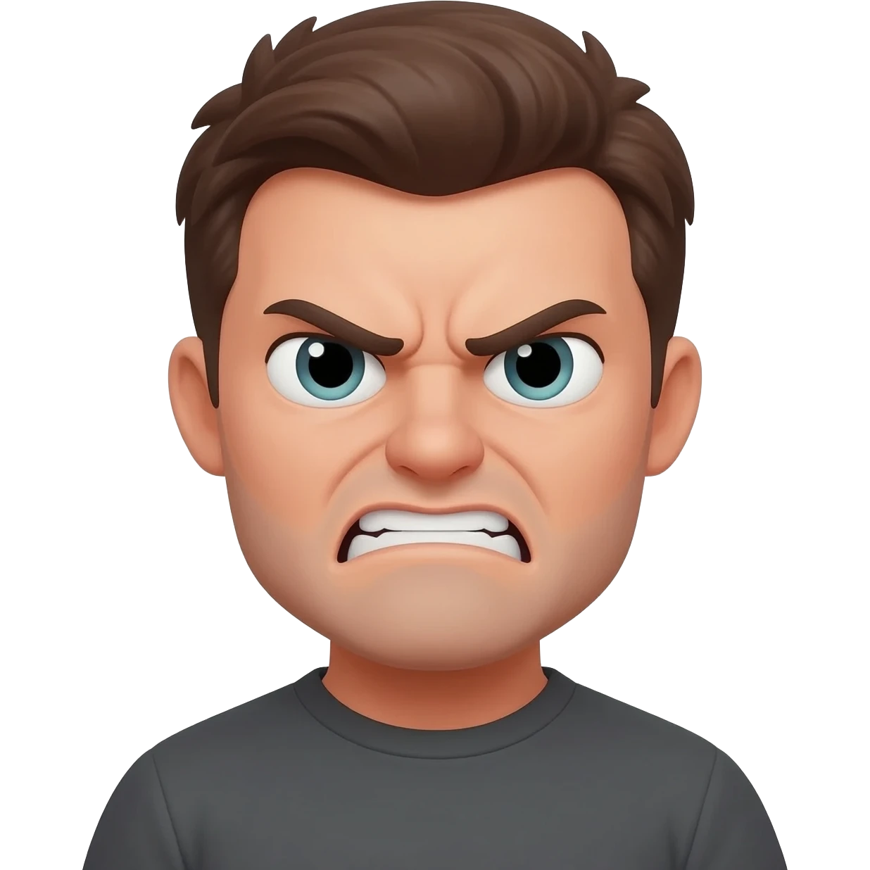 hombre triste y enojado emoji