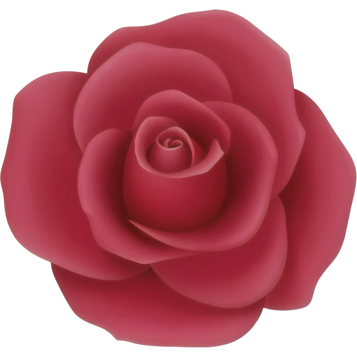 Kırımızı gül emoji