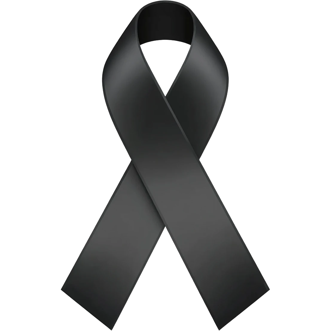 Lazo conmemorativo negro emoji