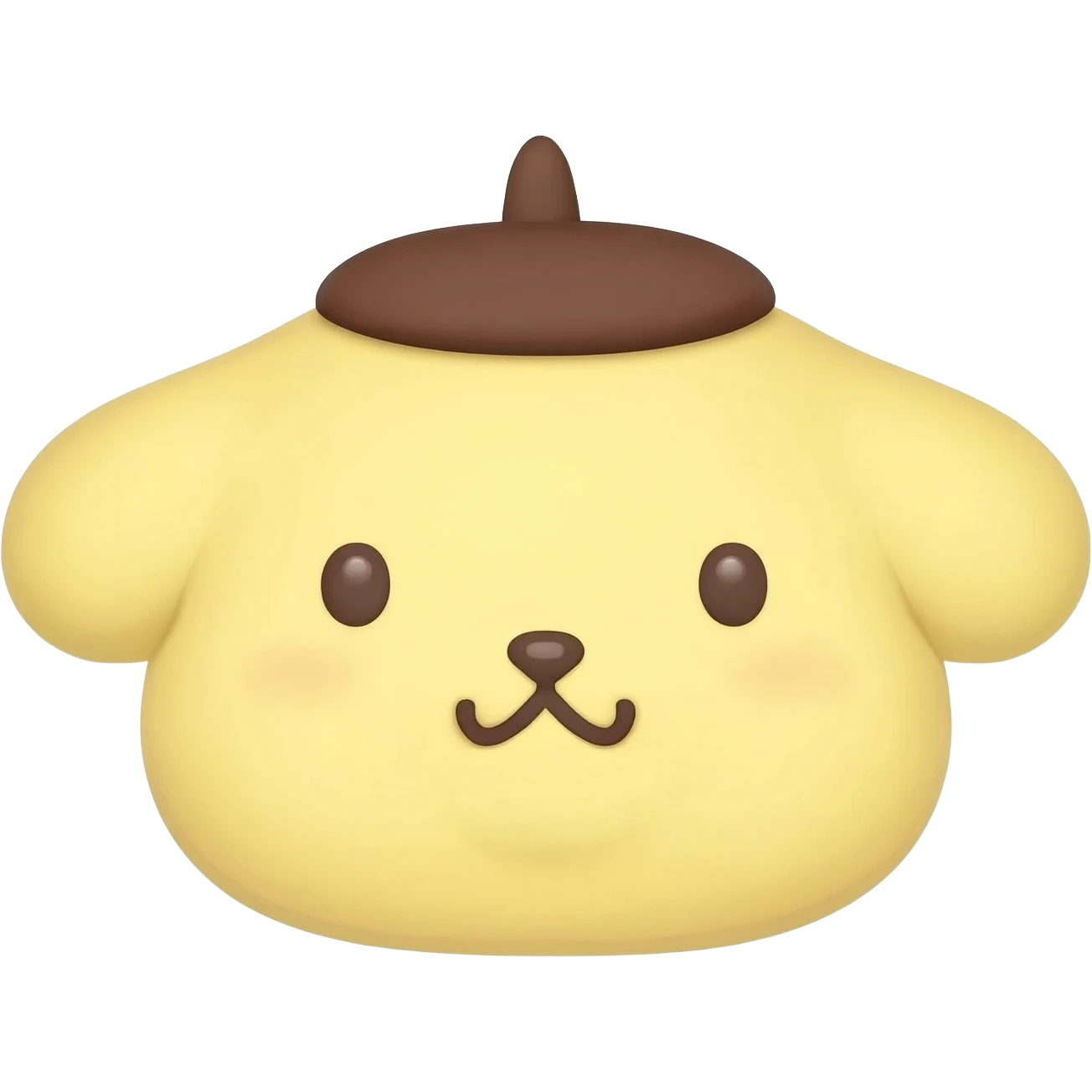 Pompompurin face only emoji