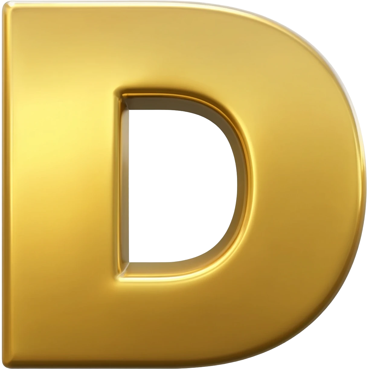 golden d letter for discord emoji emoji