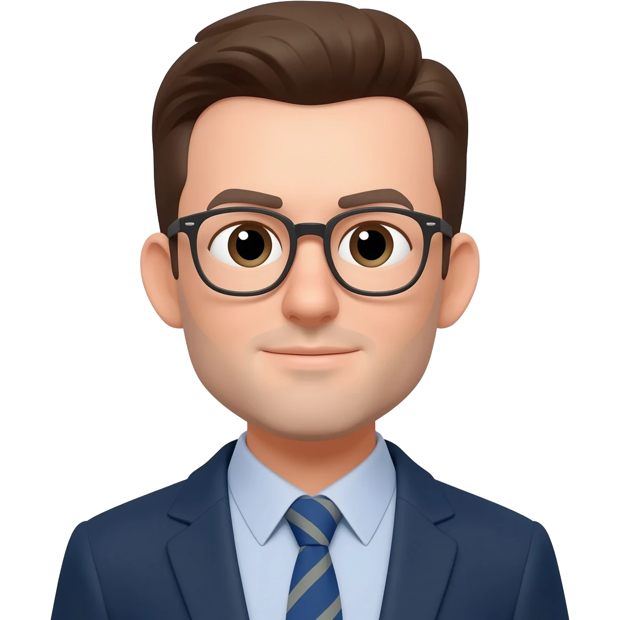 Hombre con anteojos emoji