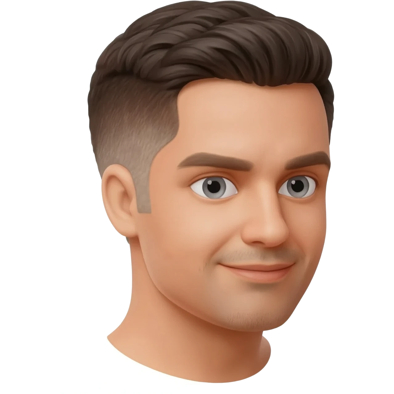 Turkish man fade hair cut 30 year old  emoji