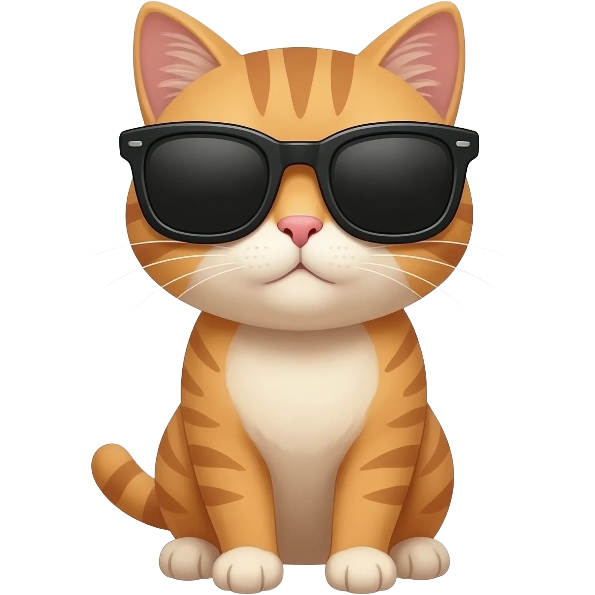 Cat wearing sunglasses emoji