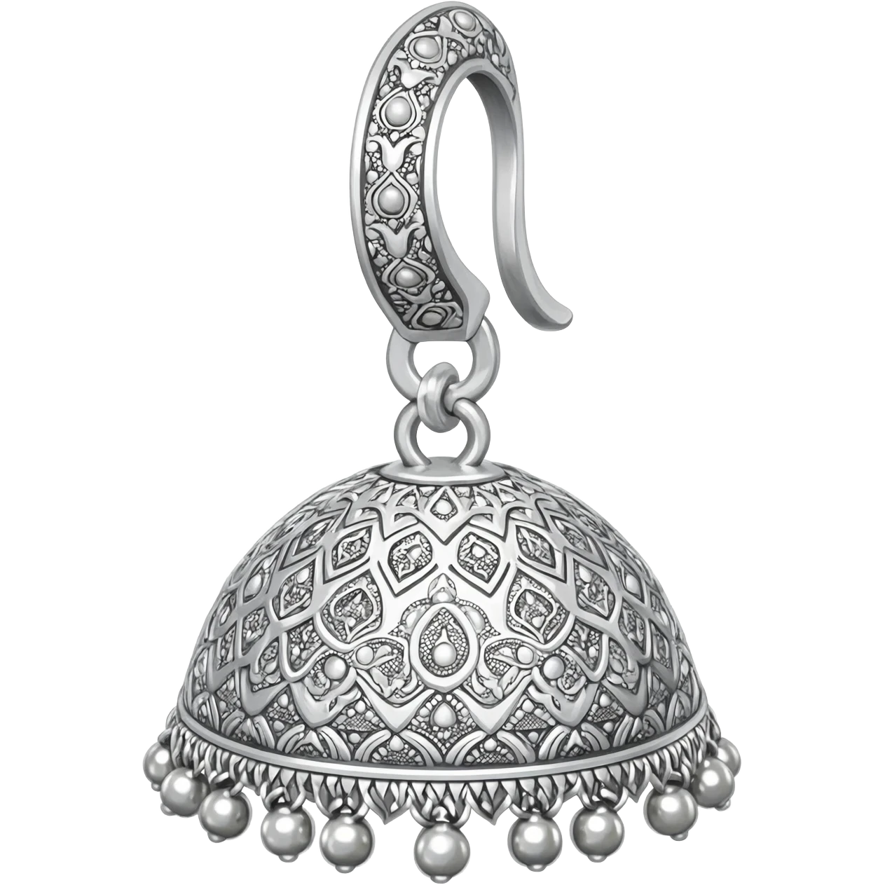 Jhumka white colour beautiful emoji emoji