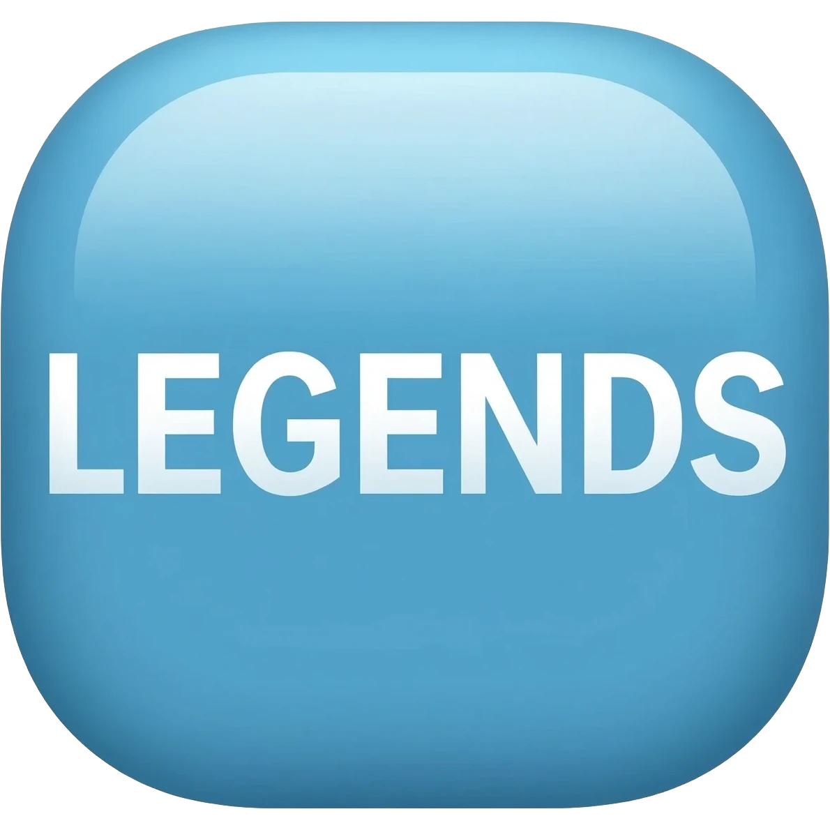 LEGENDS in Blue letter emoji