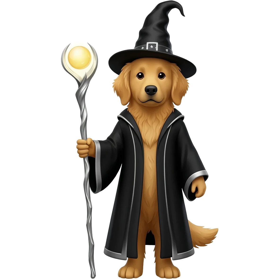 Dog wizard emoji