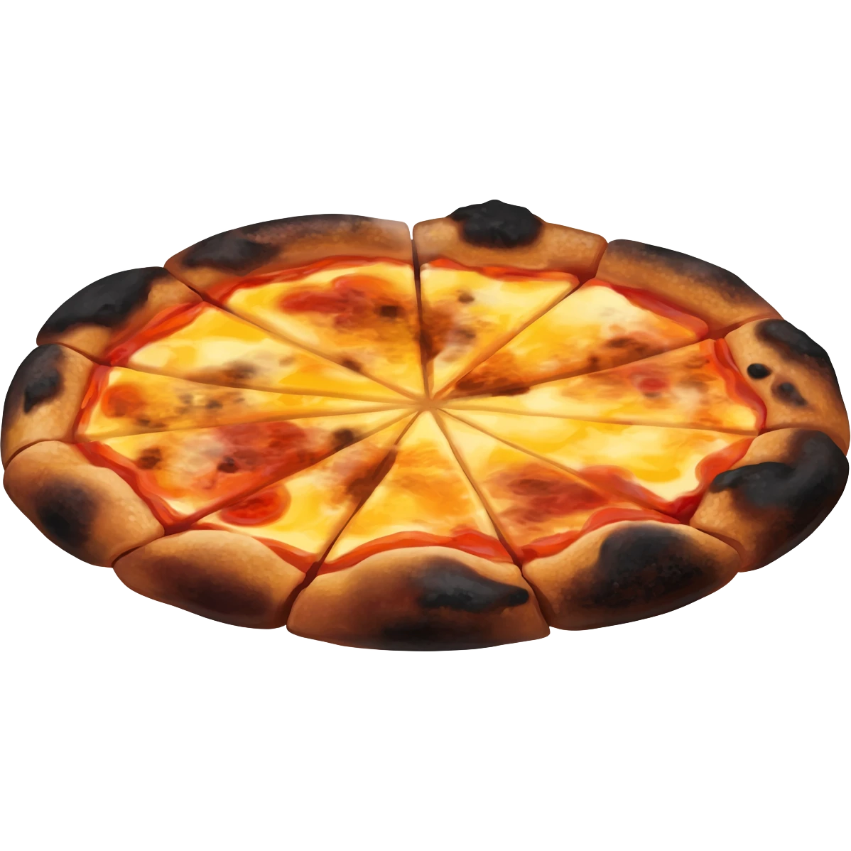 Burnt pizza emoji
