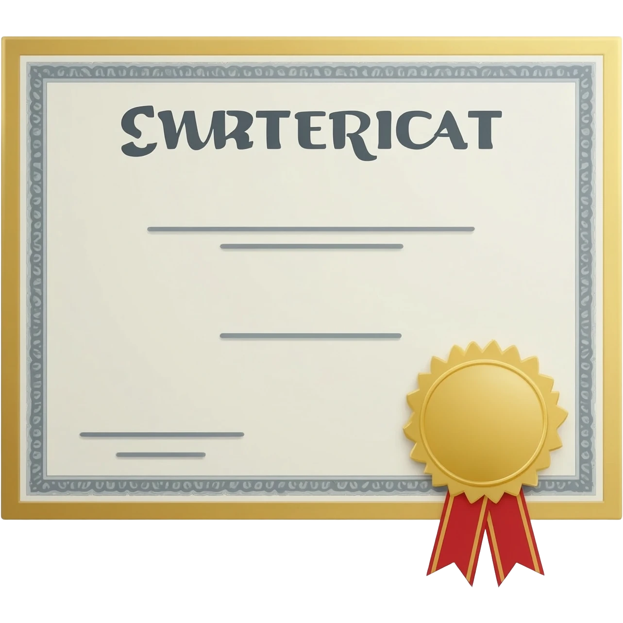 Certifie emoji