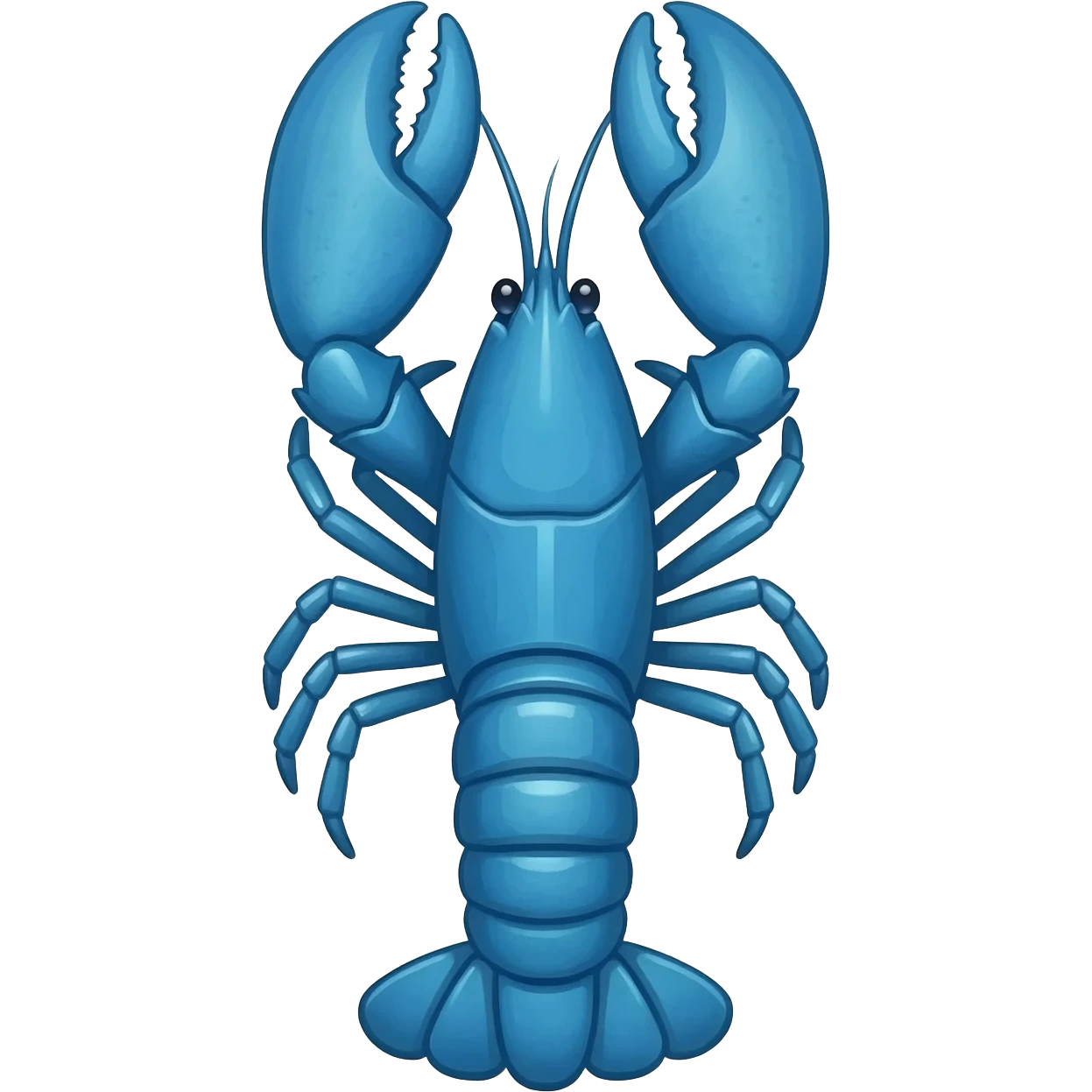 show me a blue lobster emoji