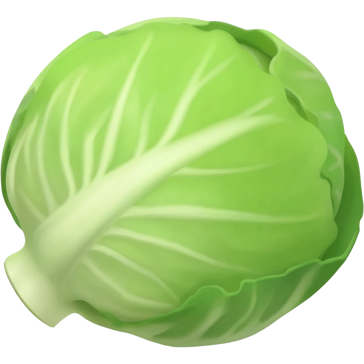 Round cabbage emoji