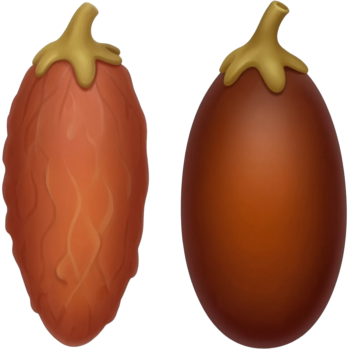 i want two fruit dates emoji