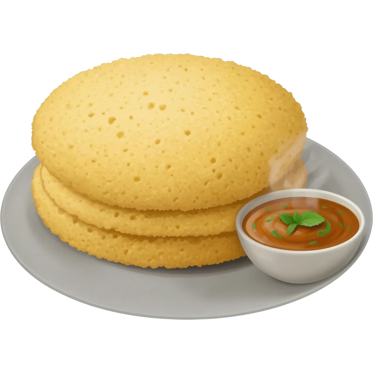 Monday: Rava Idli with Sambar & Chutney emoji