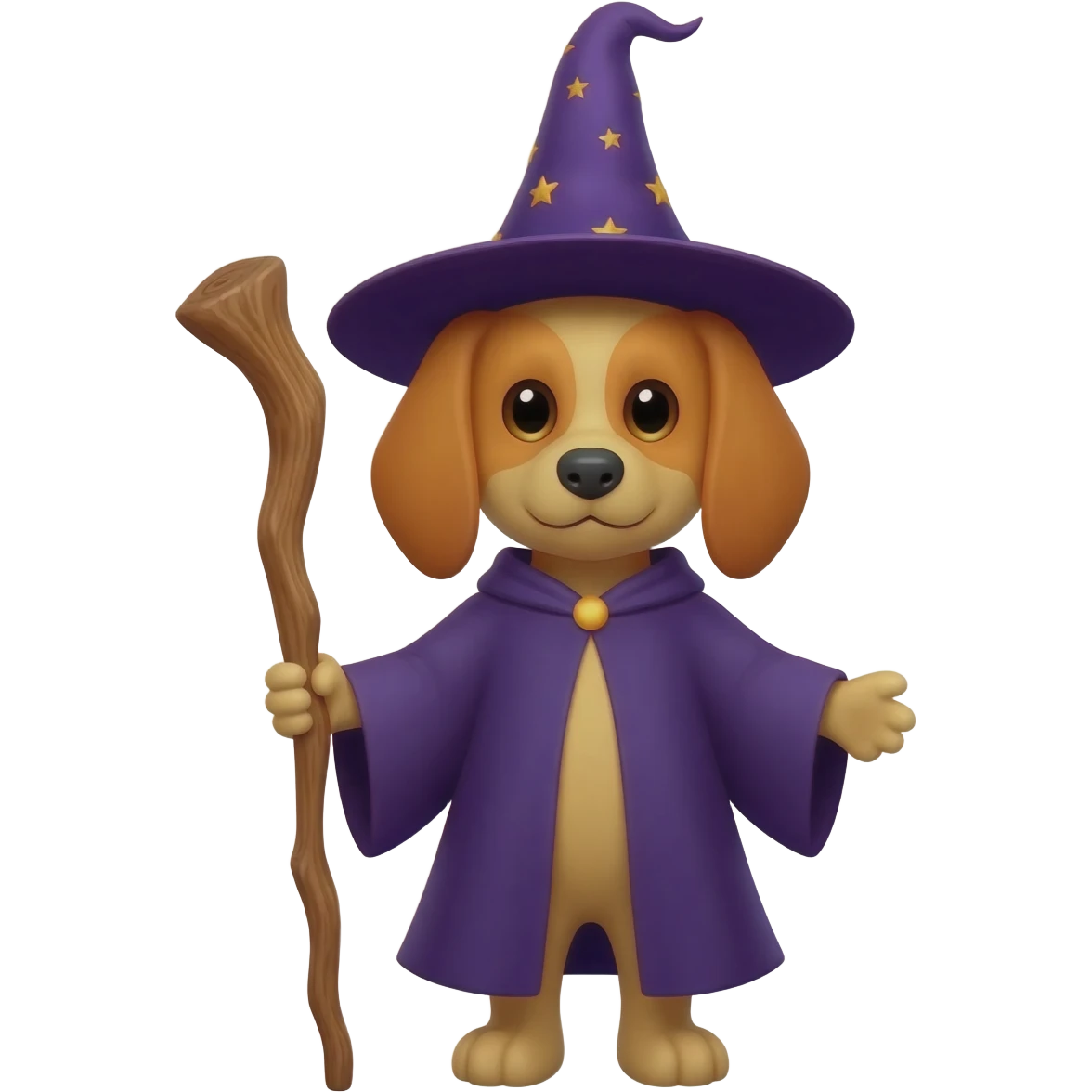Dog wizard emoji