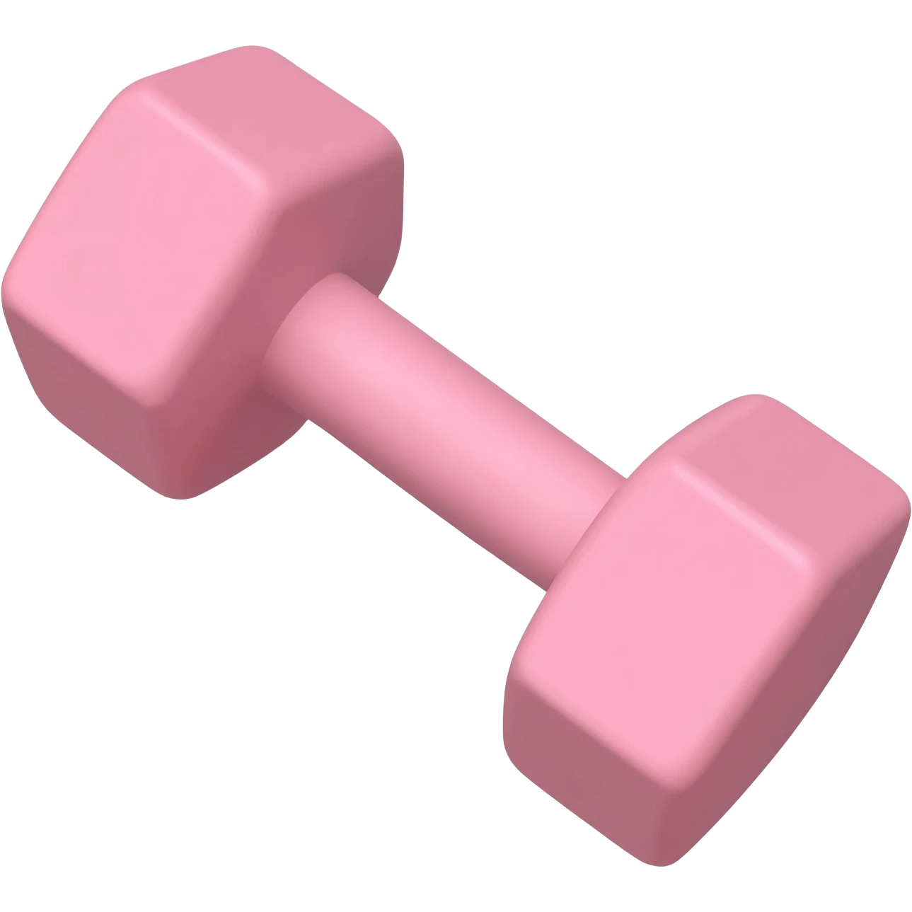 one light pink dumbbell emoji emoji