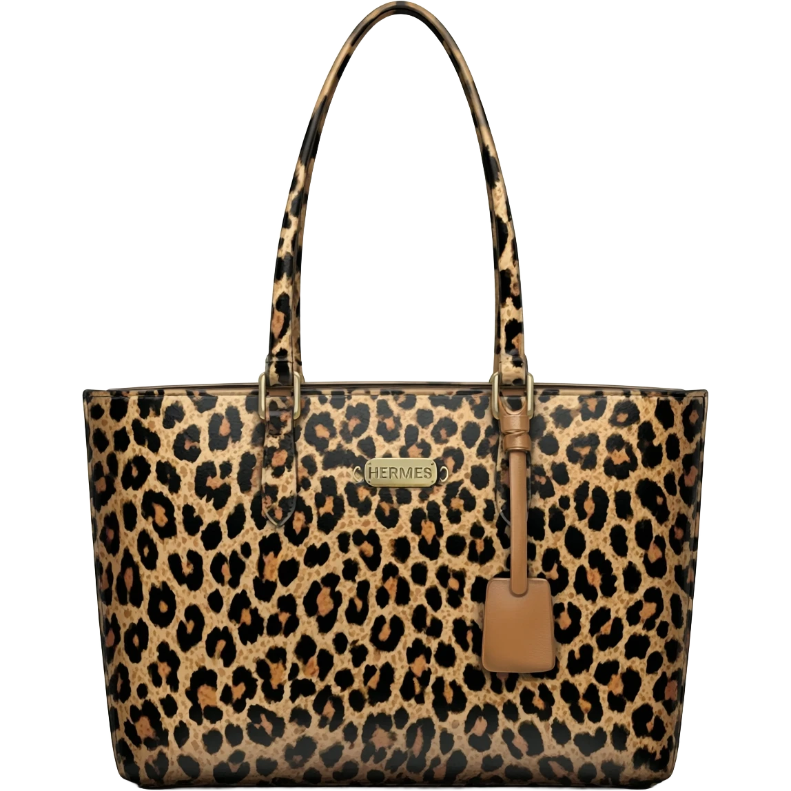 kelly hermes leopard design bag emoji