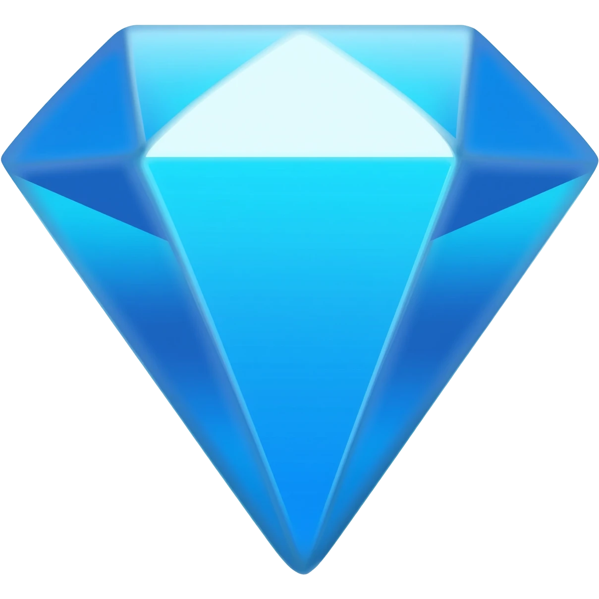“Blue diamond slot machine symbol, bright faceted diamond with soft gradients, rounded emoji‑style look.” emoji