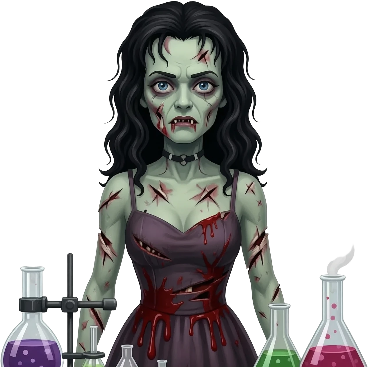 Bride of Frankenstein from Horror Film Heroes & Villains emoji