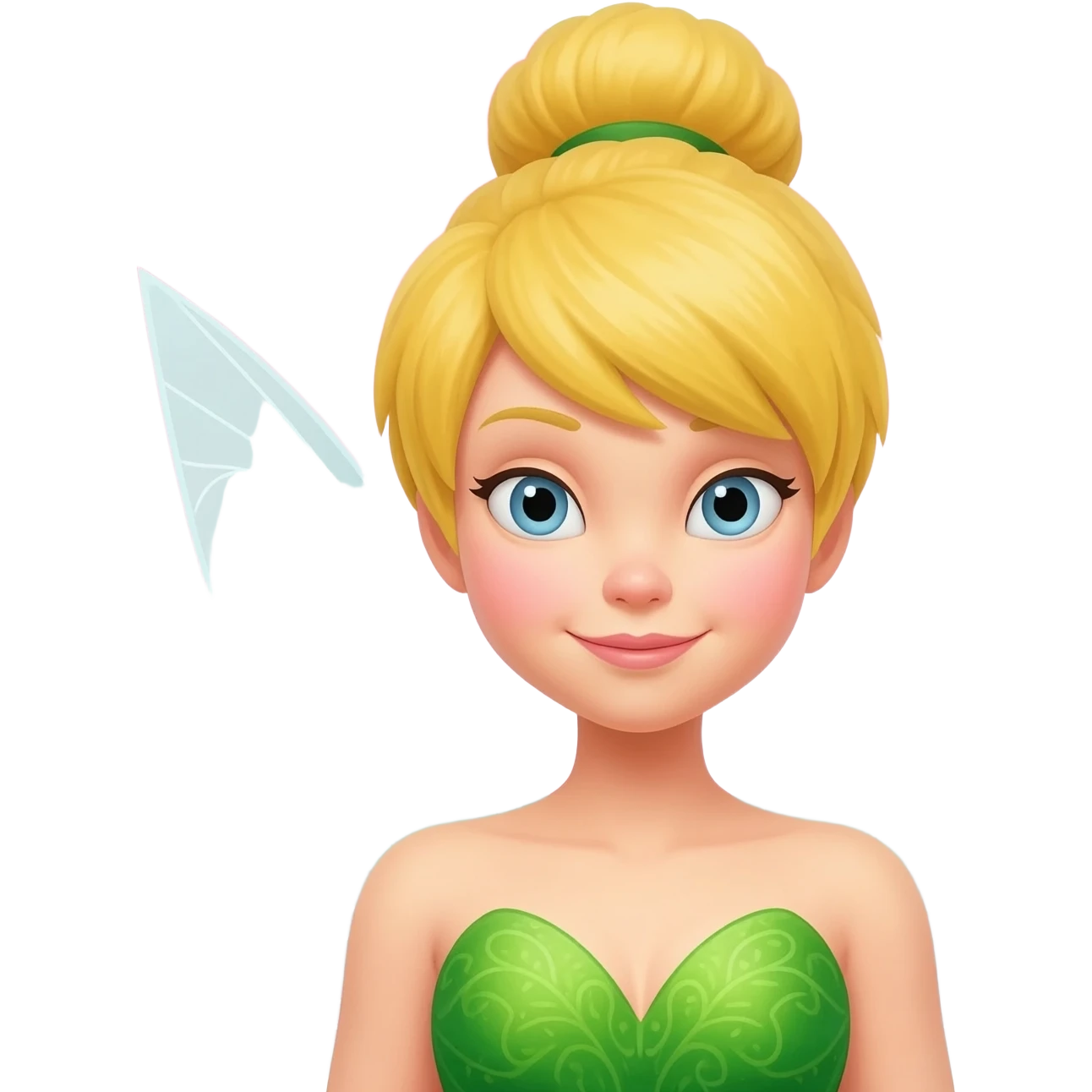 Tinkerbell in pink emoji