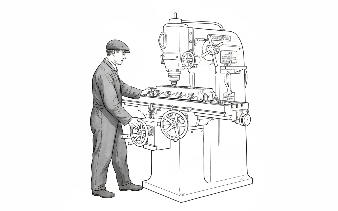 нарисуй похожего мужчину строго в профиль, который управляет аппаратом, как на картинке, но в стиле, как на картинке мужчина с волом, без фона emoji