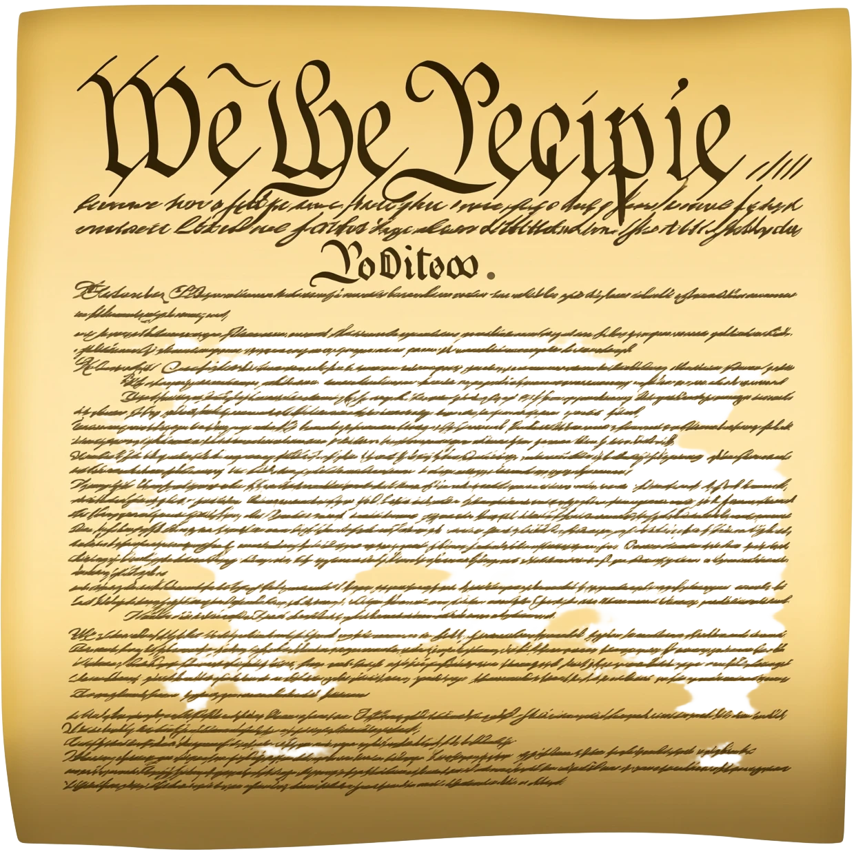 U.S. Constitution emoji