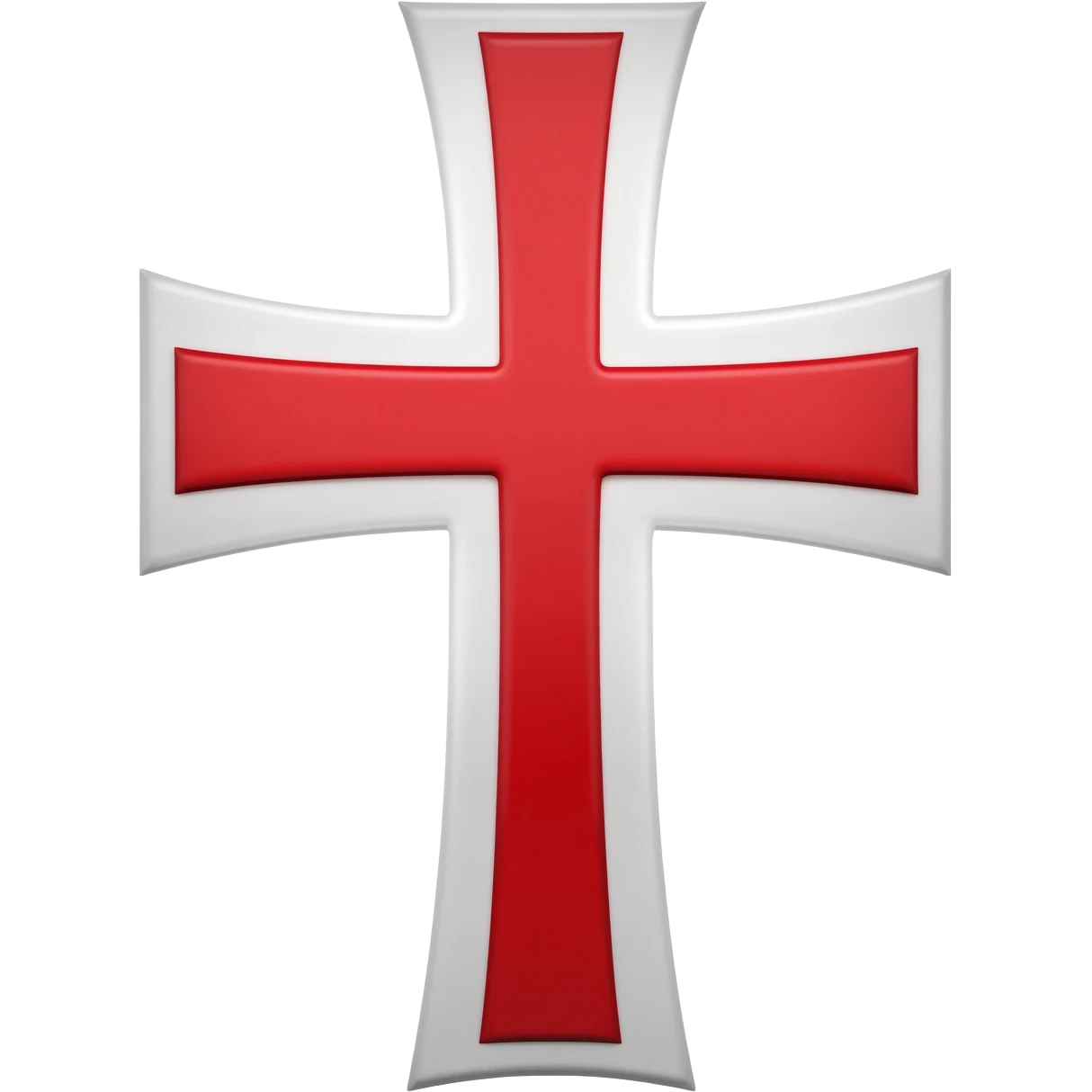 White Templar cross emoji