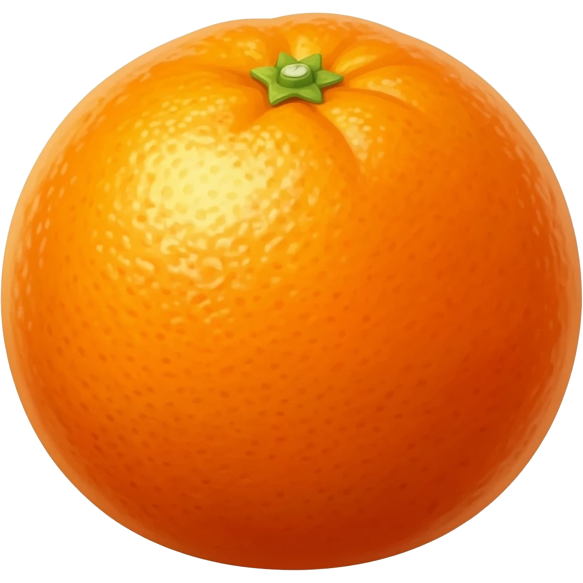Orange organic emoji