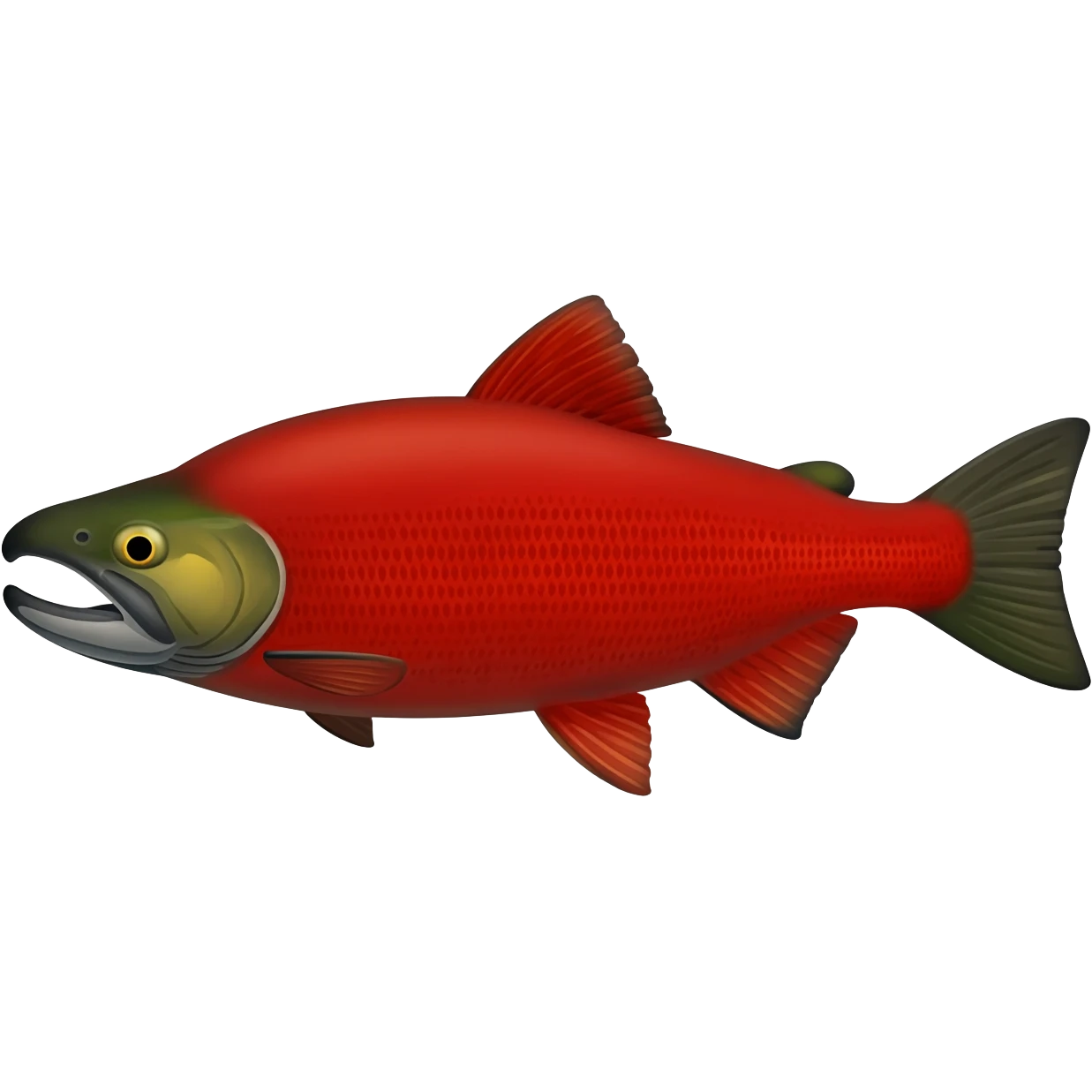 red kokanee salmon emoji