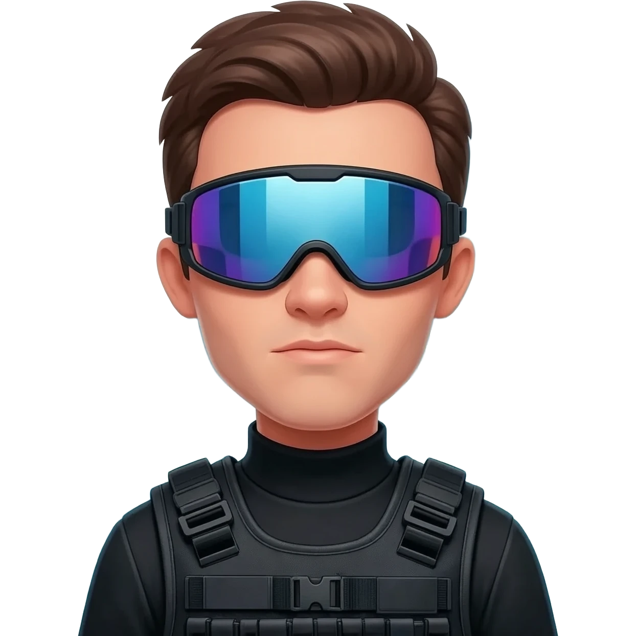 оператор дрона fpv с очками на глазах emoji