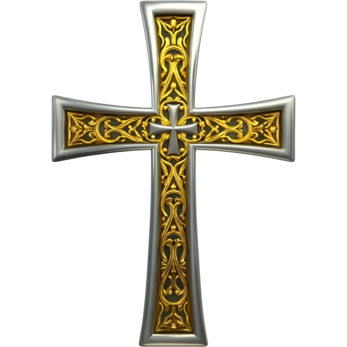 Silver Templar cross emoji