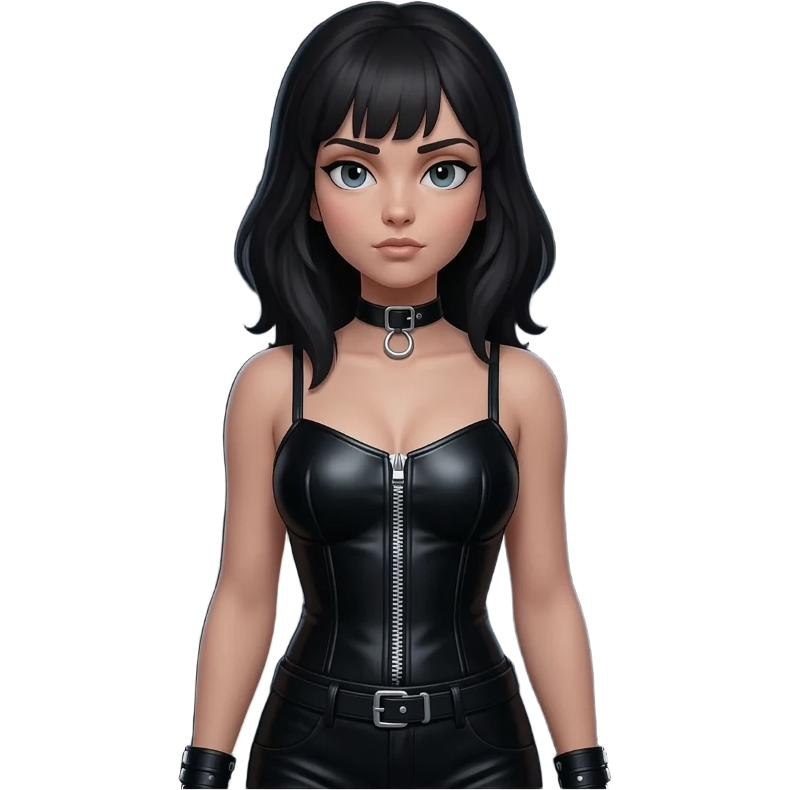 Bdsm Girl in straightjacket emoji