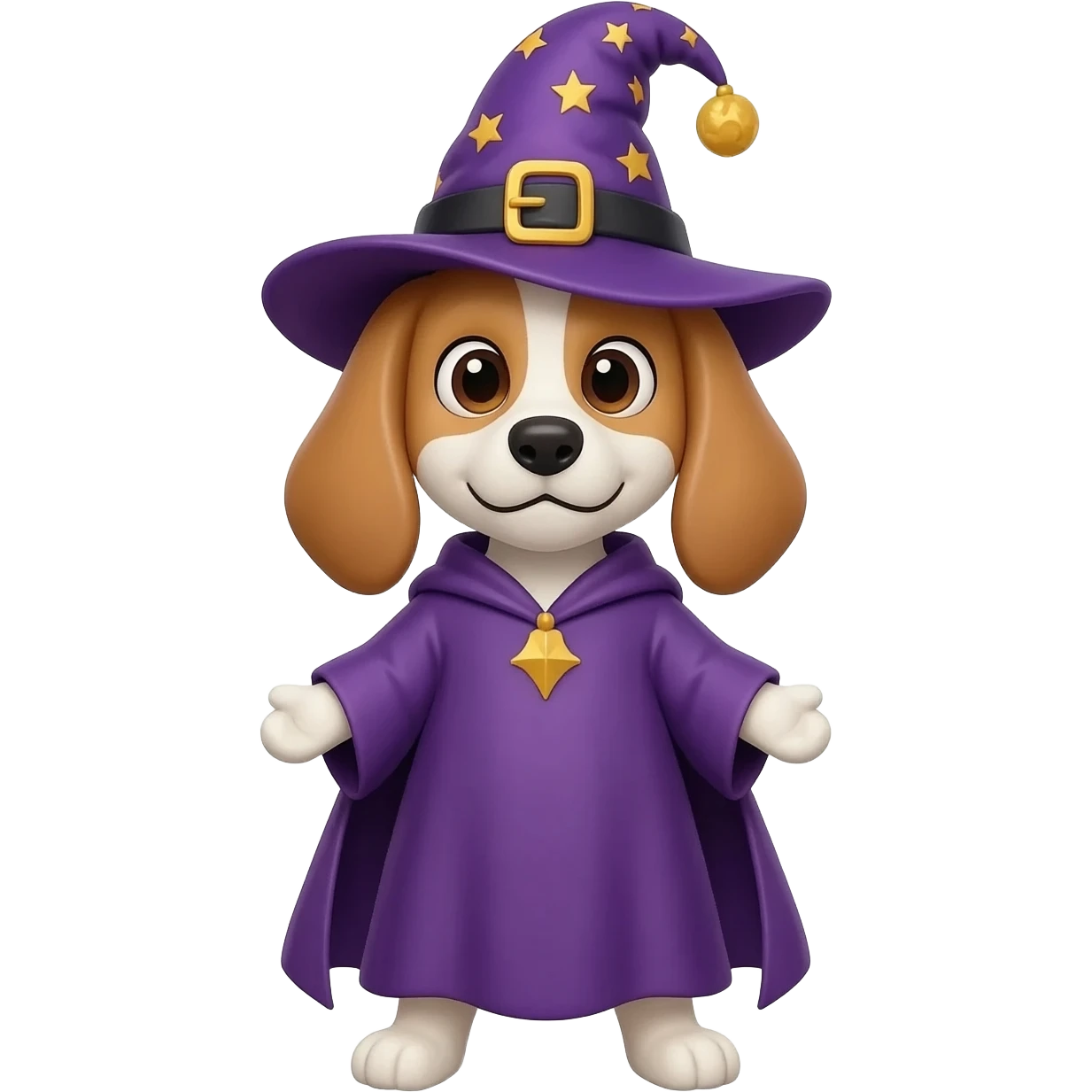 Dog wizard emoji