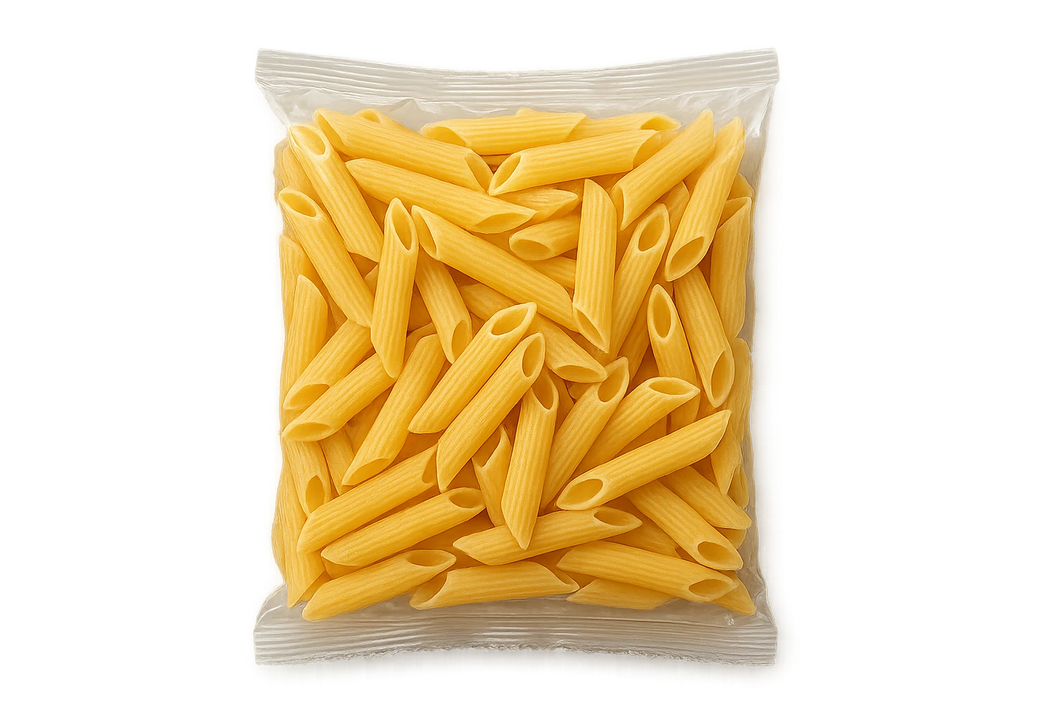 pacco di pasta (penne rigate) realistico, 4k emoji