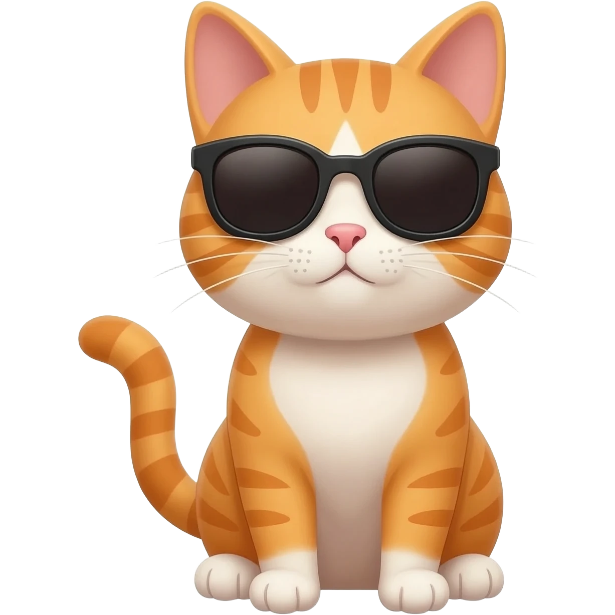 Cat wearing sunglasses emoji