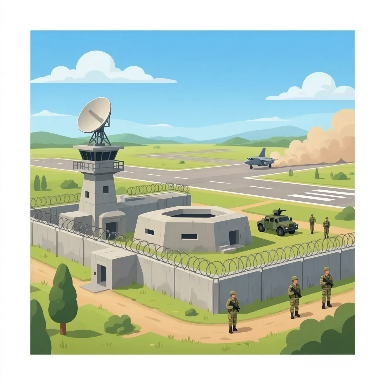 Military base emoji