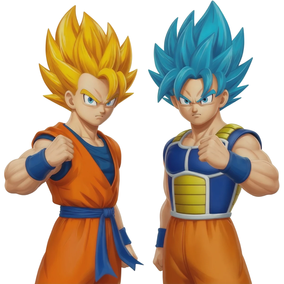 Goku and vegeta emoji