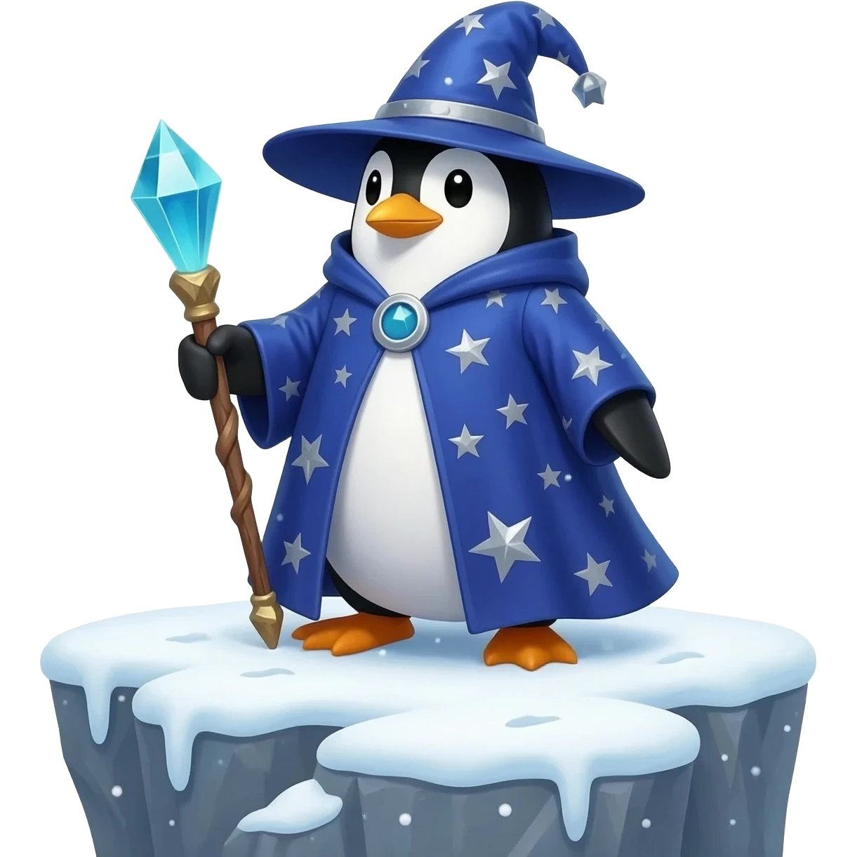 Penguin Wizard emoji