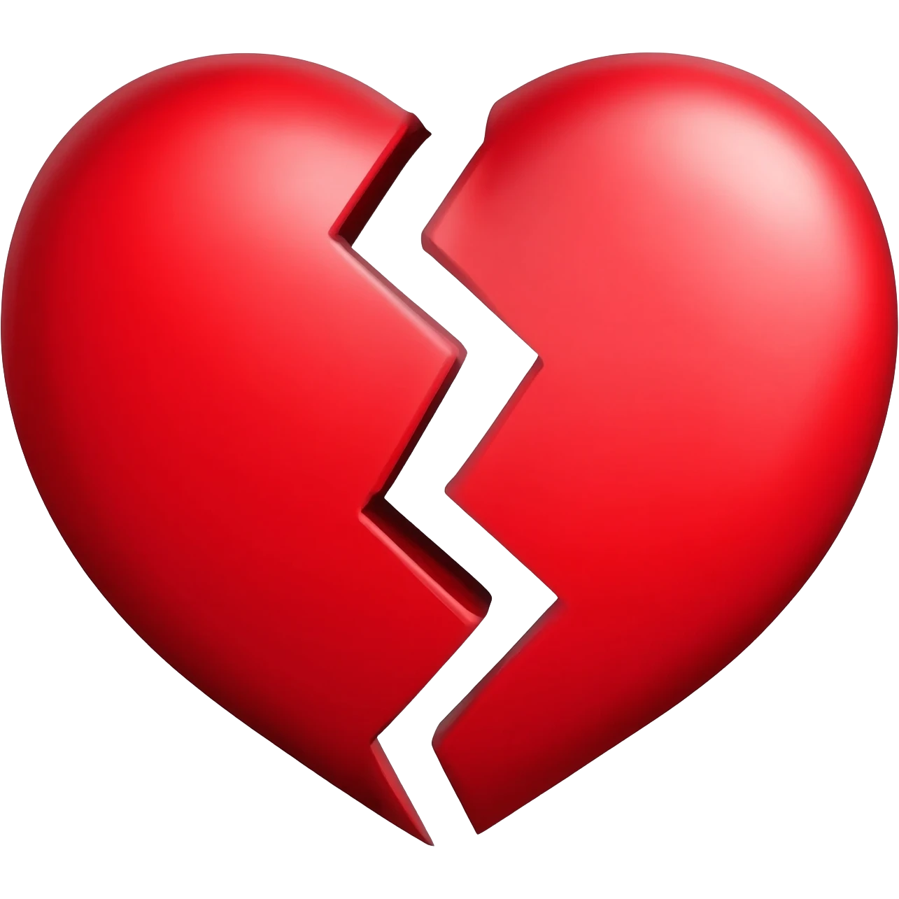 Coração partido emoji