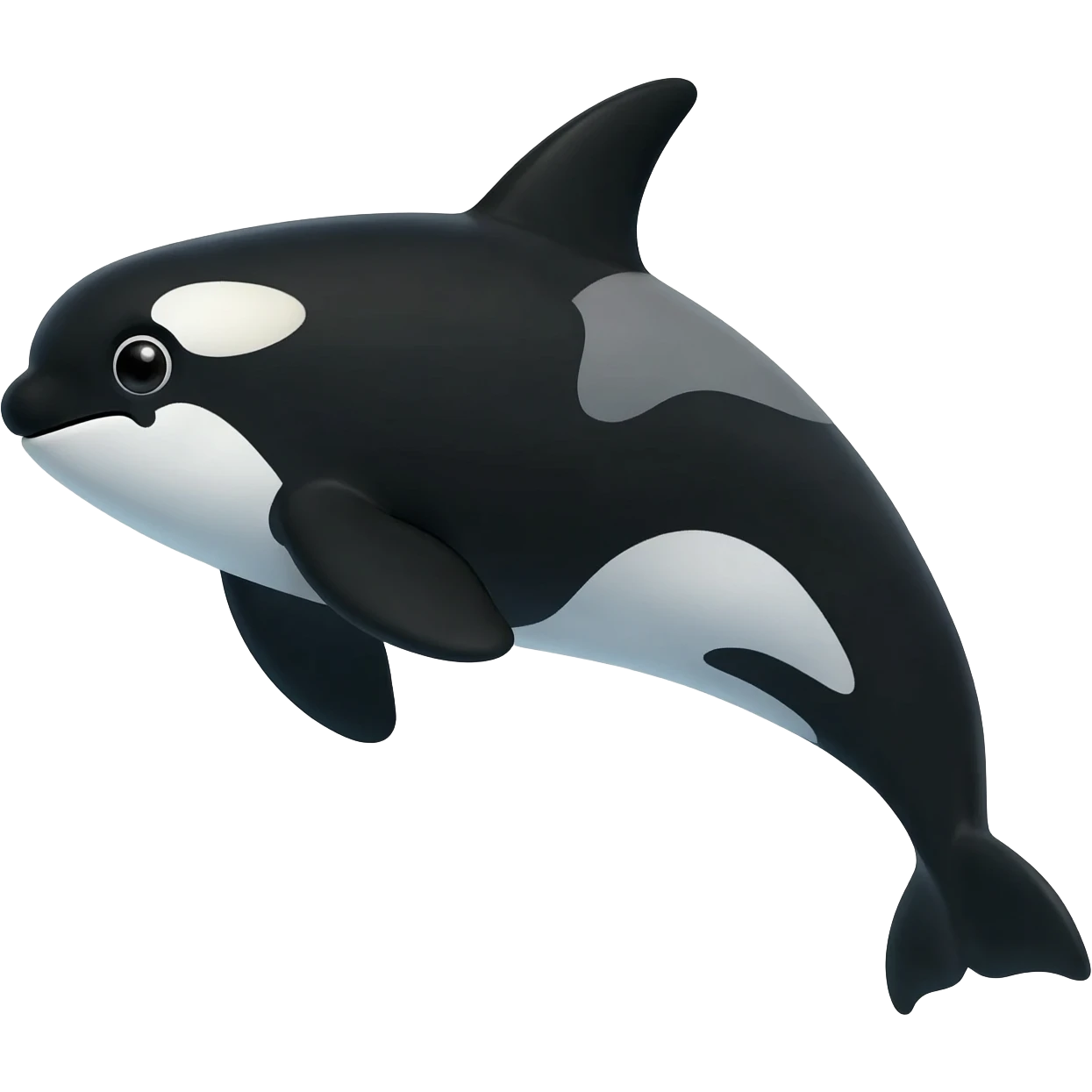 Orca in the ocean emoji