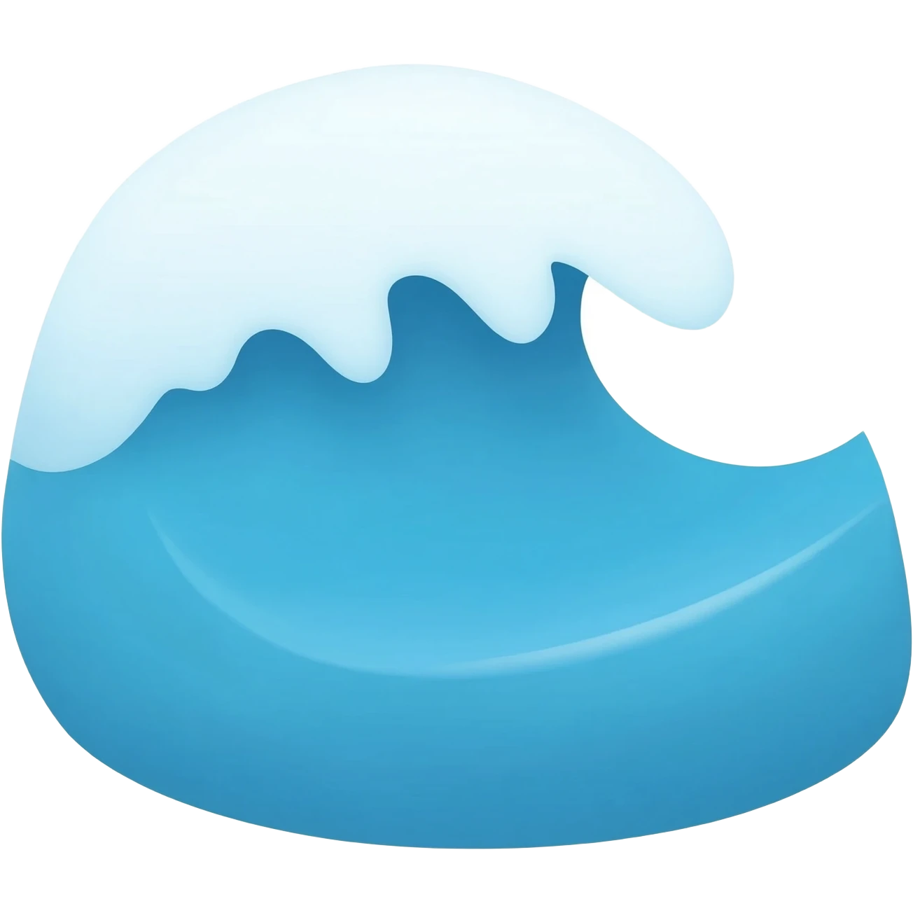 синяя волна emoji