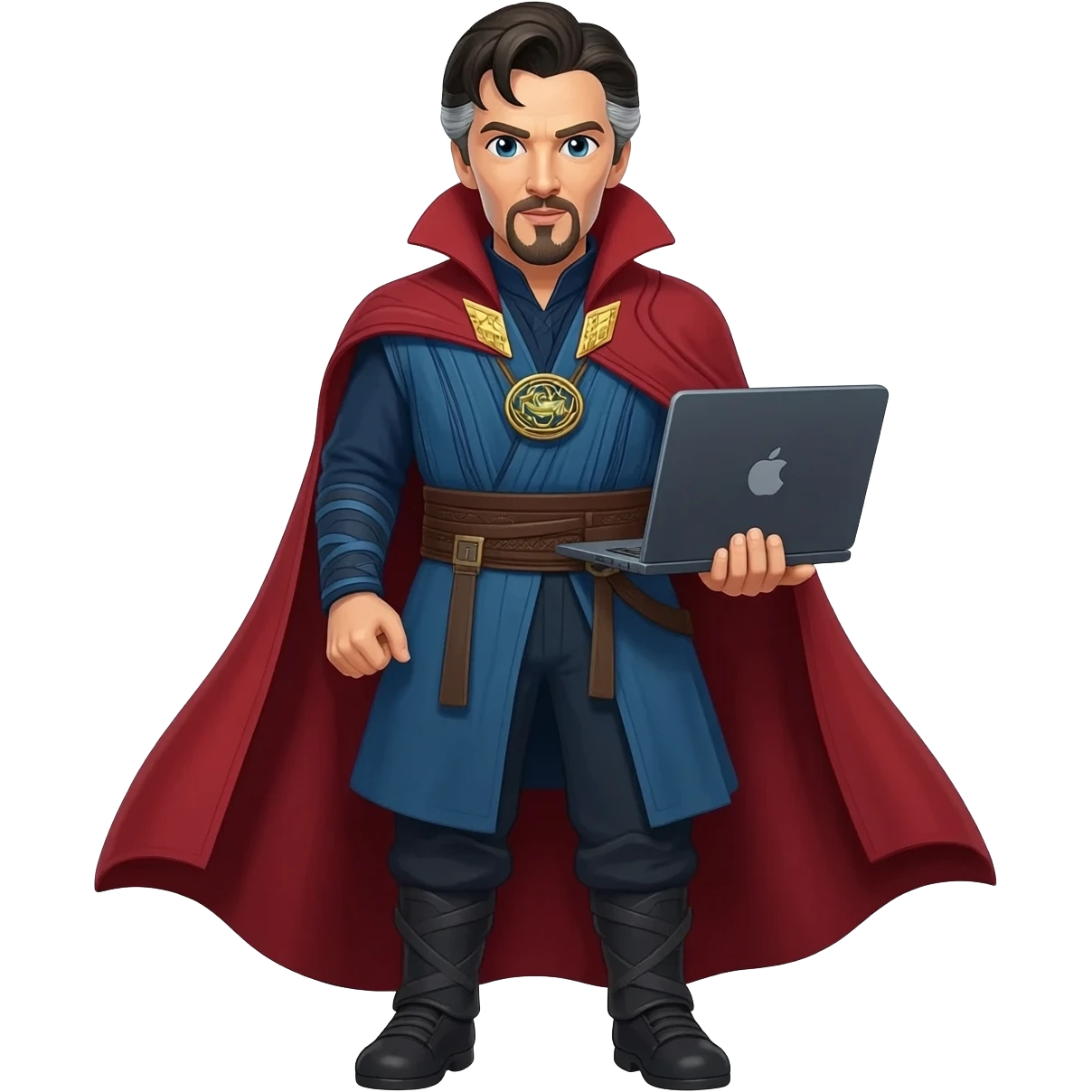 Doctor Strange coding on laptop emoji